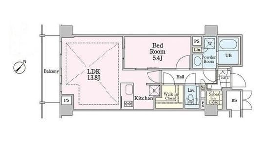 MAISON SENZOKUIKE　303号室　間取り