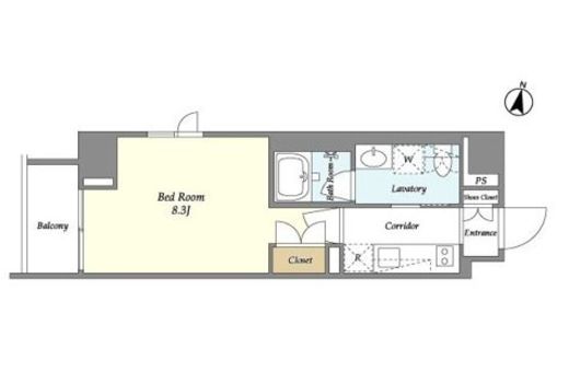 LaSante桜新町 (ラサンテ桜新町)　102号室　間取り
