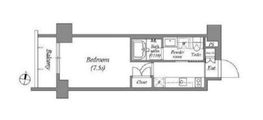 LaSante桜新町 (ラサンテ桜新町)　104号室　間取り