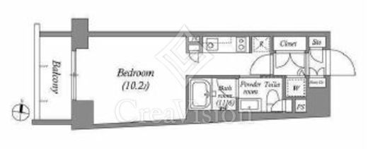 LaSante桜新町 (ラサンテ桜新町)　107号室　間取り