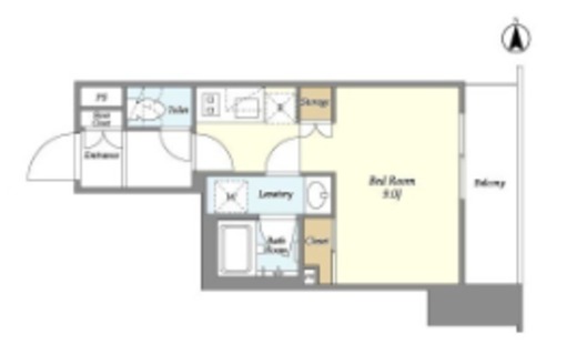 リージア下北沢　101号室　間取り