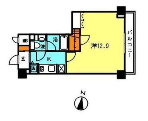 グランハイツ南雪谷　105号室　間取り