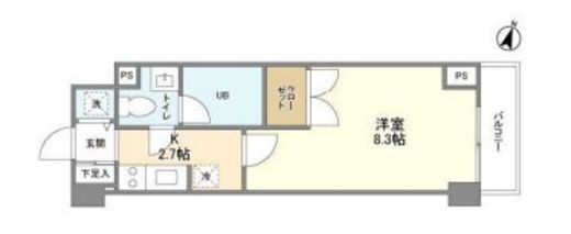 グランハイツ南雪谷　204号室　間取り