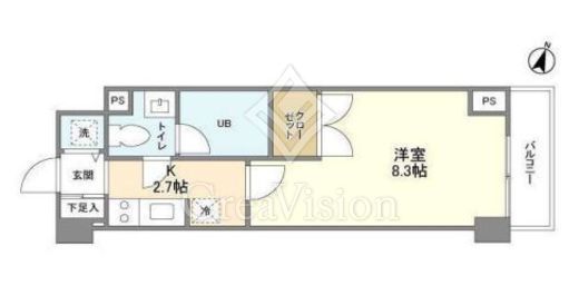 グランハイツ南雪谷　308号室　間取り