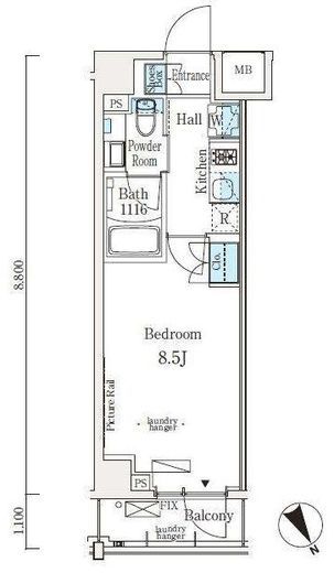 ソラニテ馬込　304号室　間取り
