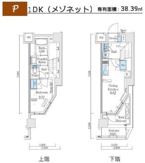 ソラニテ馬込　307号室　間取り