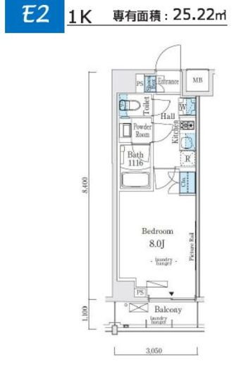 ソラニテ馬込　402号室　間取り