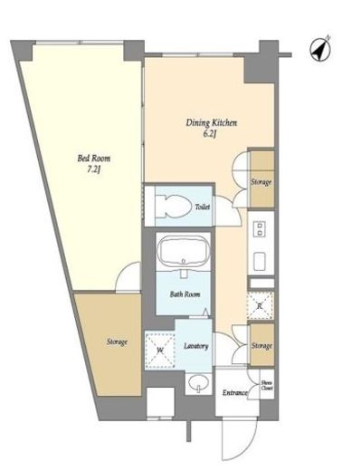 ジニア不動前　102号室　間取り