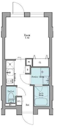 リーガランド武蔵小山　302号室　間取り