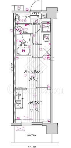 ガーラ・グランディ大森西　702号室　間取り