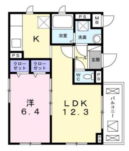 Felice品川 (フェリーチェ品川)　403号室　間取り