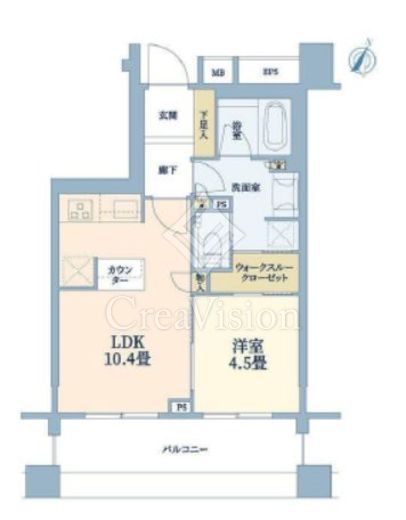 ブリリア桜新町id　306号室　間取り