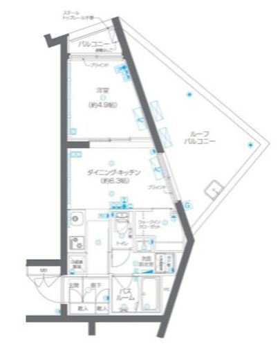 ZOOM碑文谷　203号室　間取り
