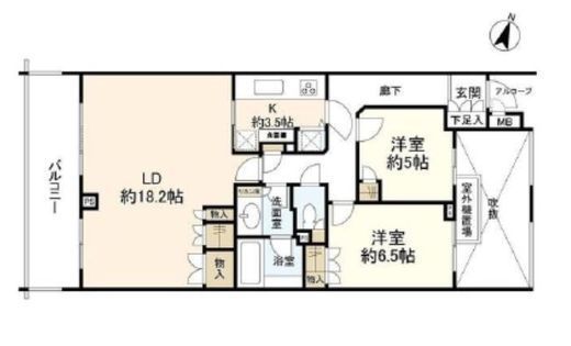 パーク・ハイム用賀の杜　407号室　間取り