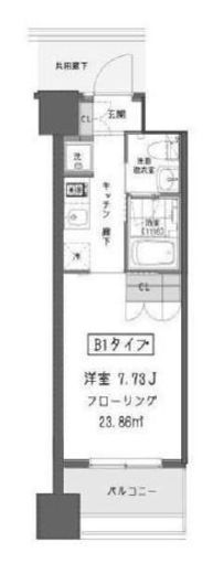 ガーデン蒲田　219号室　間取り