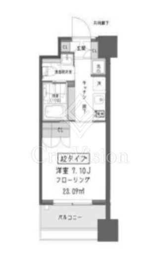 ガーデン蒲田　311号室　間取り