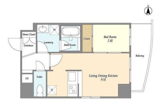 CHARMANT CLASSIC (シャルマンクラシック)　1001号室　間取り