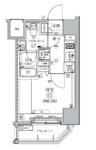 QUALITAS南大井 (クオリタス南大井)　1001号室　間取り