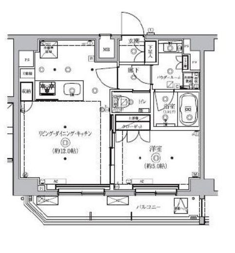 QUALITAS南大井 (クオリタス南大井)　1202号室　間取り