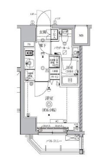 QUALITAS南大井 (クオリタス南大井)　605号室　間取り