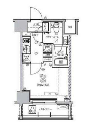 QUALITAS南大井 (クオリタス南大井)　607号室　間取り