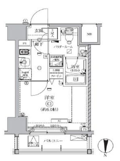 QUALITAS南大井 (クオリタス南大井)　702号室　間取り