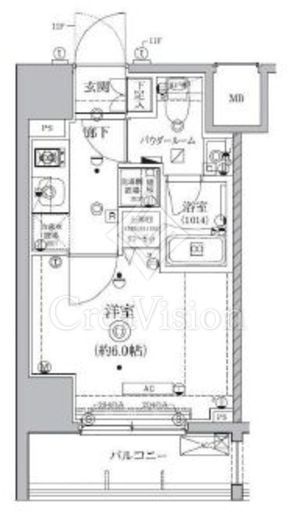 QUALITAS南大井 (クオリタス南大井)　705号室　間取り