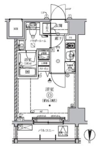 QUALITAS南大井 (クオリタス南大井)　803号室　間取り