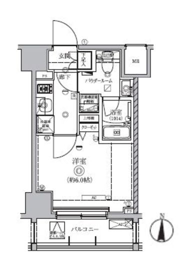 QUALITAS南大井 (クオリタス南大井)　907号室　間取り