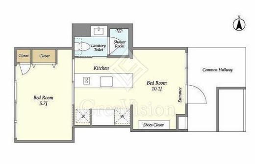 SWiTCH (スイッチ)　203号室　間取り