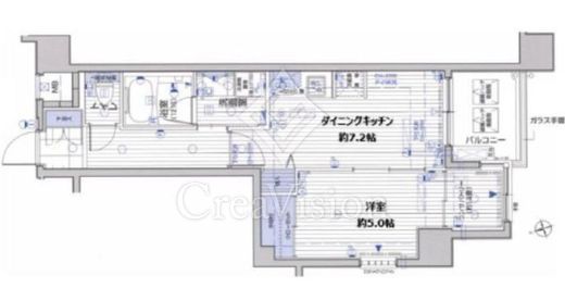 アルシオンエアポートタワー　202号室　間取り
