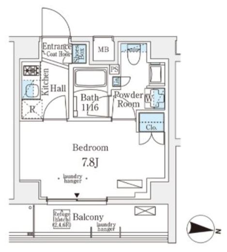 メゾン・クロイゾン　304号室　間取り