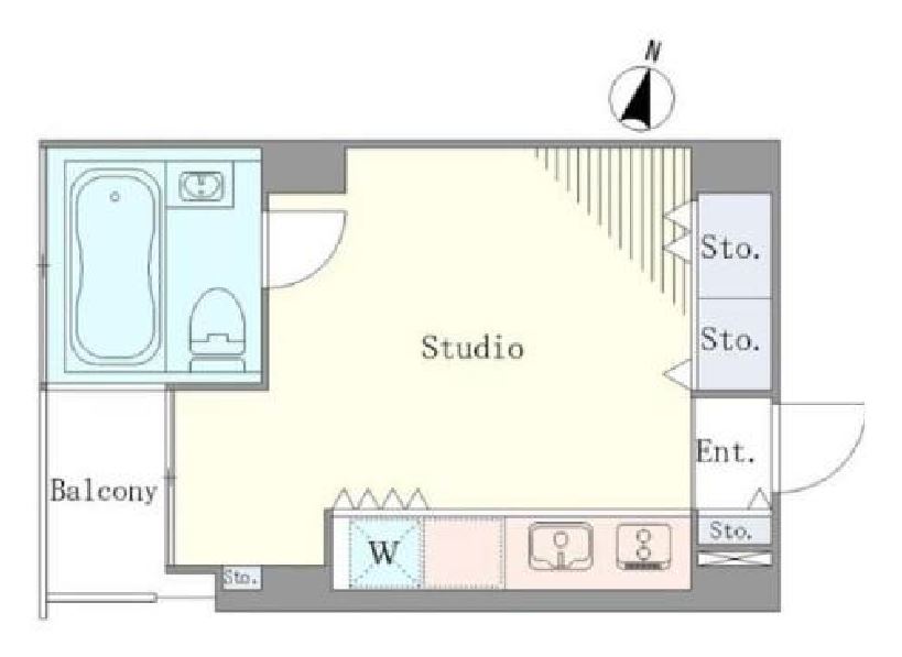 ベルメゾン南麻布グラン　604号室　間取り