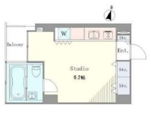 ベルメゾン南麻布グラン　401号室　間取り