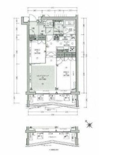 ロイヤルシーズン二子玉川　207号室　間取り
