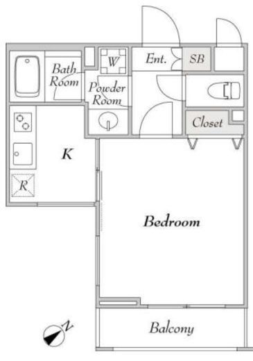 ミリアレジデンス桜新町　307号室　間取り