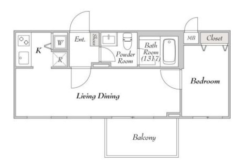 ミリアレジデンス桜新町　501号室　間取り