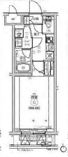 RELUXIA三宿池尻 (リルシア三宿池尻)　208号室　間取り