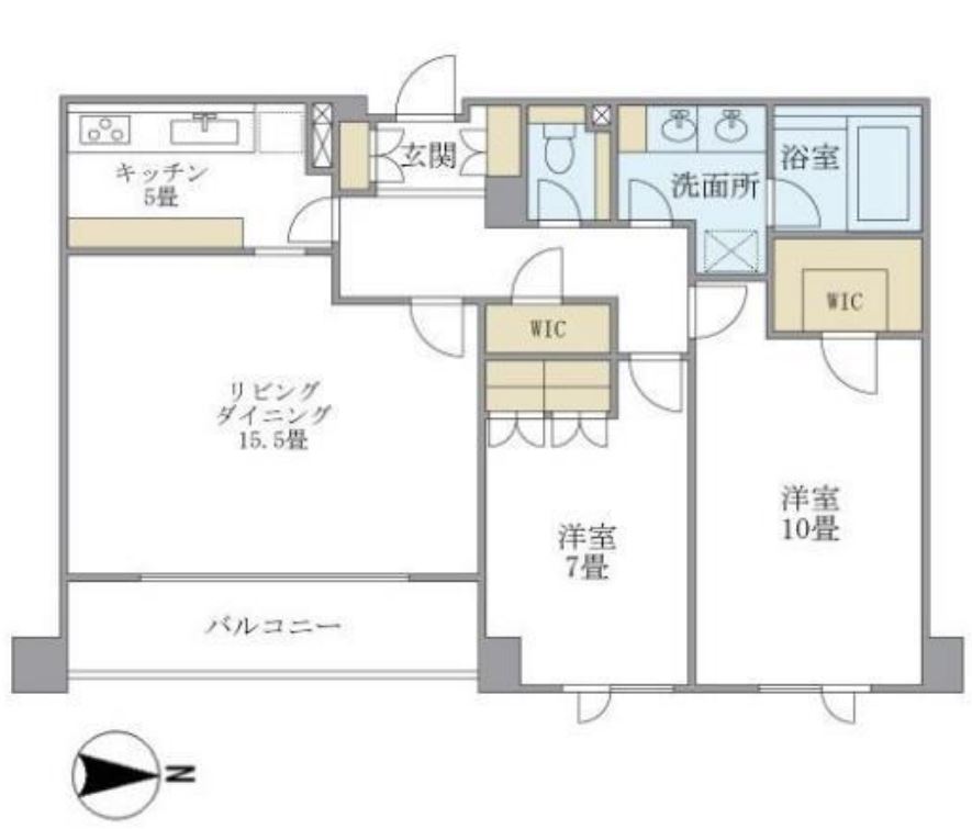 Dogwood南麻布　402号室　間取り