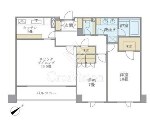 DOGWOOD南麻布　302号室　間取り