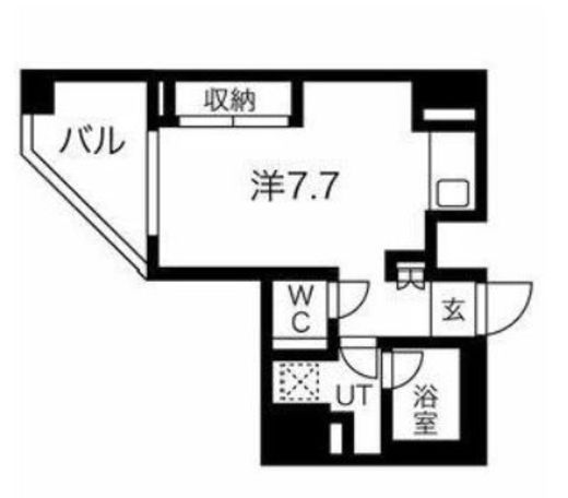 スパシエ蒲田グランドタワー　906号室　間取り