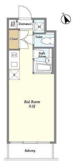 プレミアステージ大崎　707号室　間取り