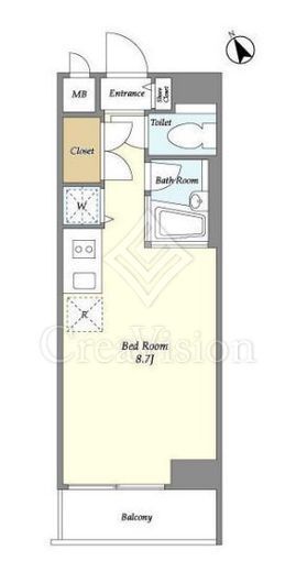プレミアステージ大崎　503号室　間取り