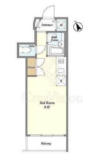 プレミアステージ大崎　705号室　間取り