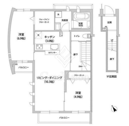 アドラブール深沢　201号室　間取り