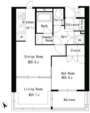 MMガーデン　405号室　間取り