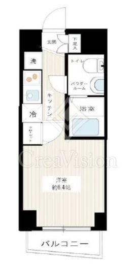 ARCOBALENO MUSASHIKOYAMA (アルコバレーノ武蔵小山)　503号室　間取り