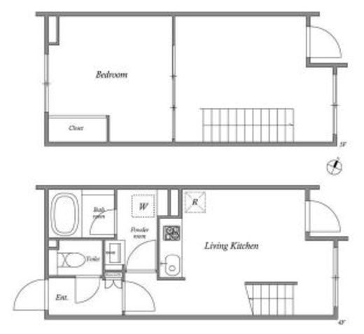 アレーロ下目黒　402号室　間取り