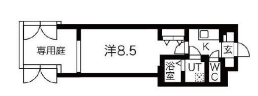 ルネサンスコート祐天寺　105号室　間取り