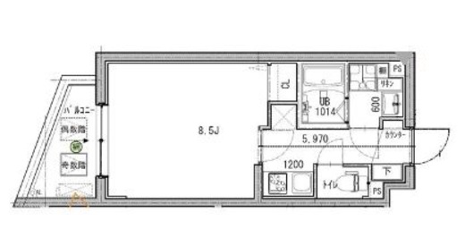 ルネサンスコート祐天寺　401号室　間取り